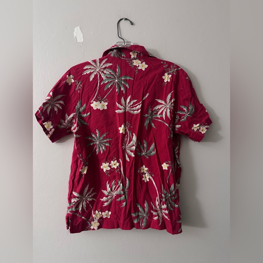 Vintage Hawaiian Button-Down T-Shirt - Picture 2 of 6